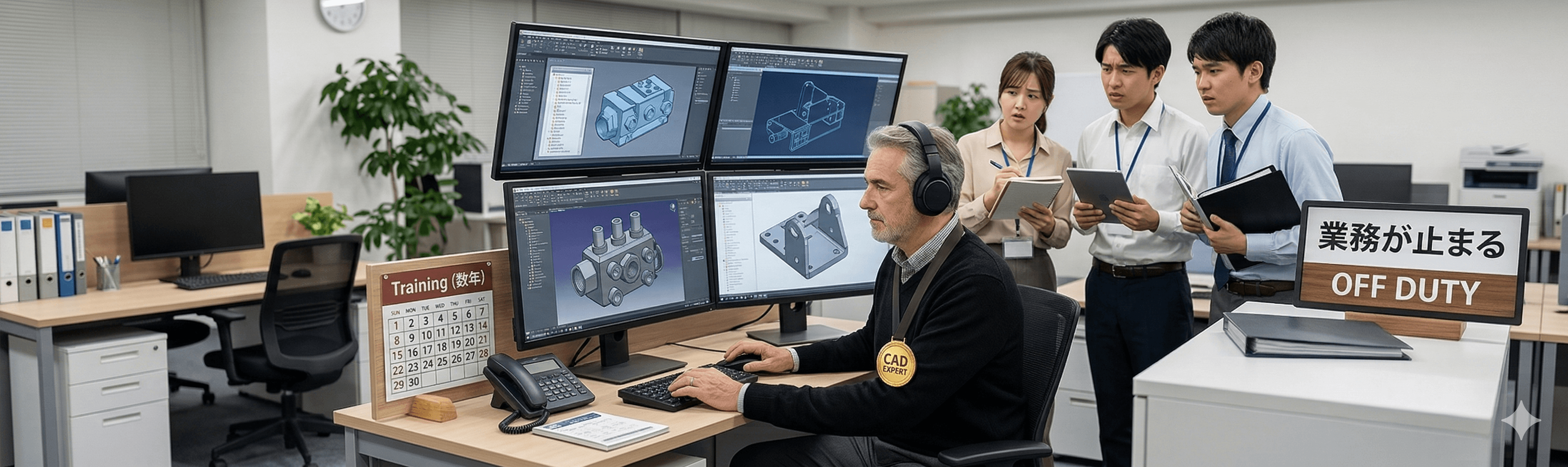 CADスキル依存・属人化